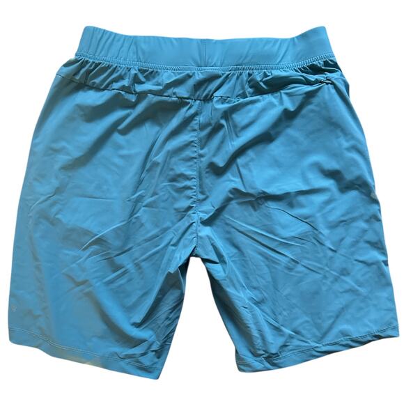 Kenneth Cole Shorts Men's Size L Blue Athletic‎ Lightweight Stretch Water Resist - Picture 5 of 7